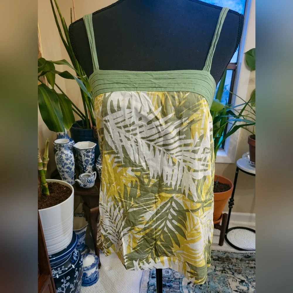 Billabong Lightweight Palm Print Tank L - Picture 1 of 4